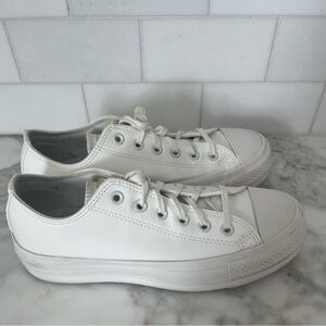 Converse All Star leather white sneaker | 8.5